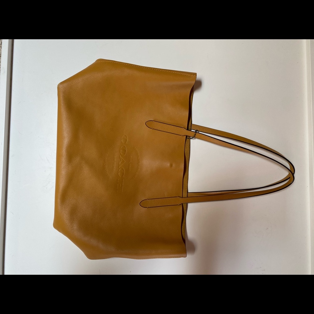 Coach leather tote